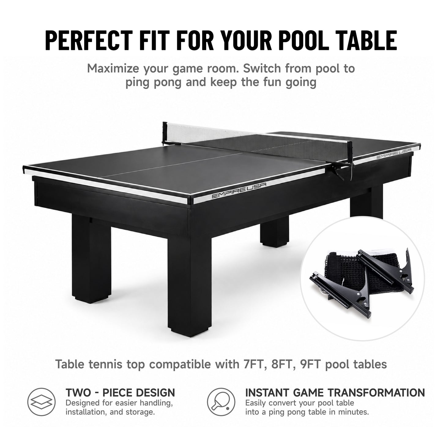 Table Tennis Conversion Top