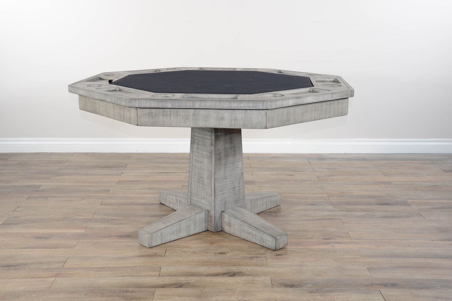 Empire USA Blaze Poker Table - Weathered Grey Finish