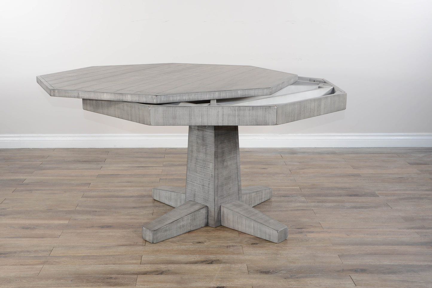Empire USA Blaze Poker Table - Weathered Grey Finish