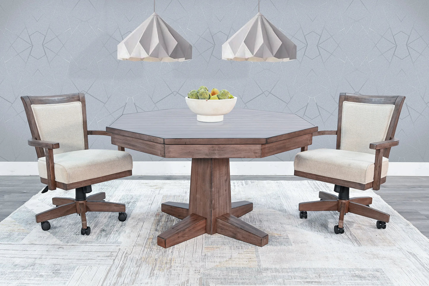 Empire USA Blaze Poker Table - Alpine Grey Finish
