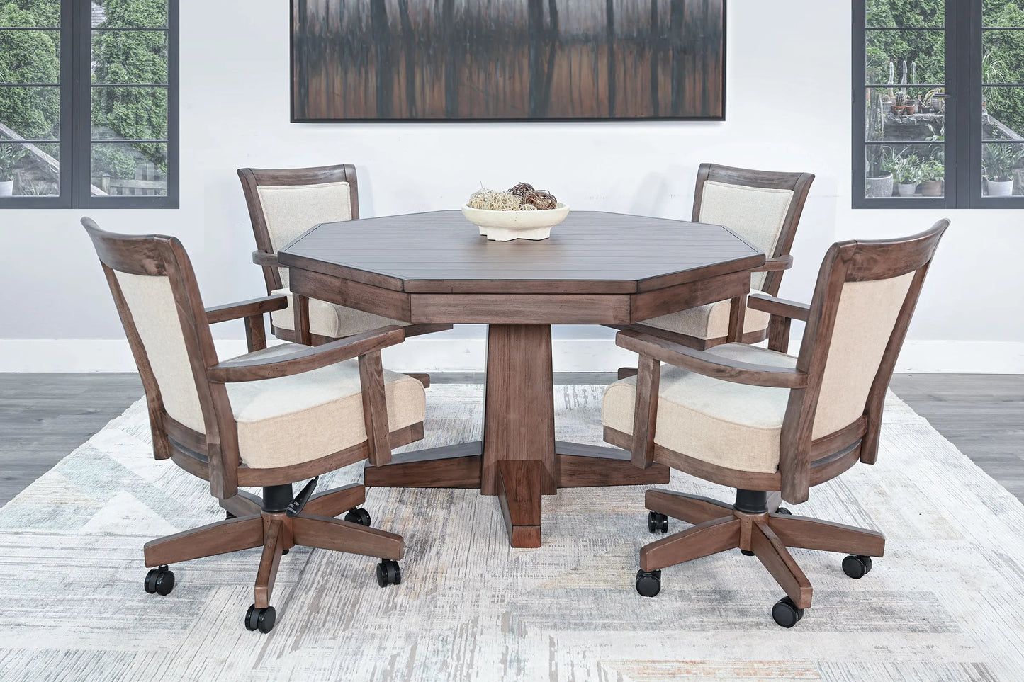 Empire USA Blaze Poker Table - Alpine Grey Finish