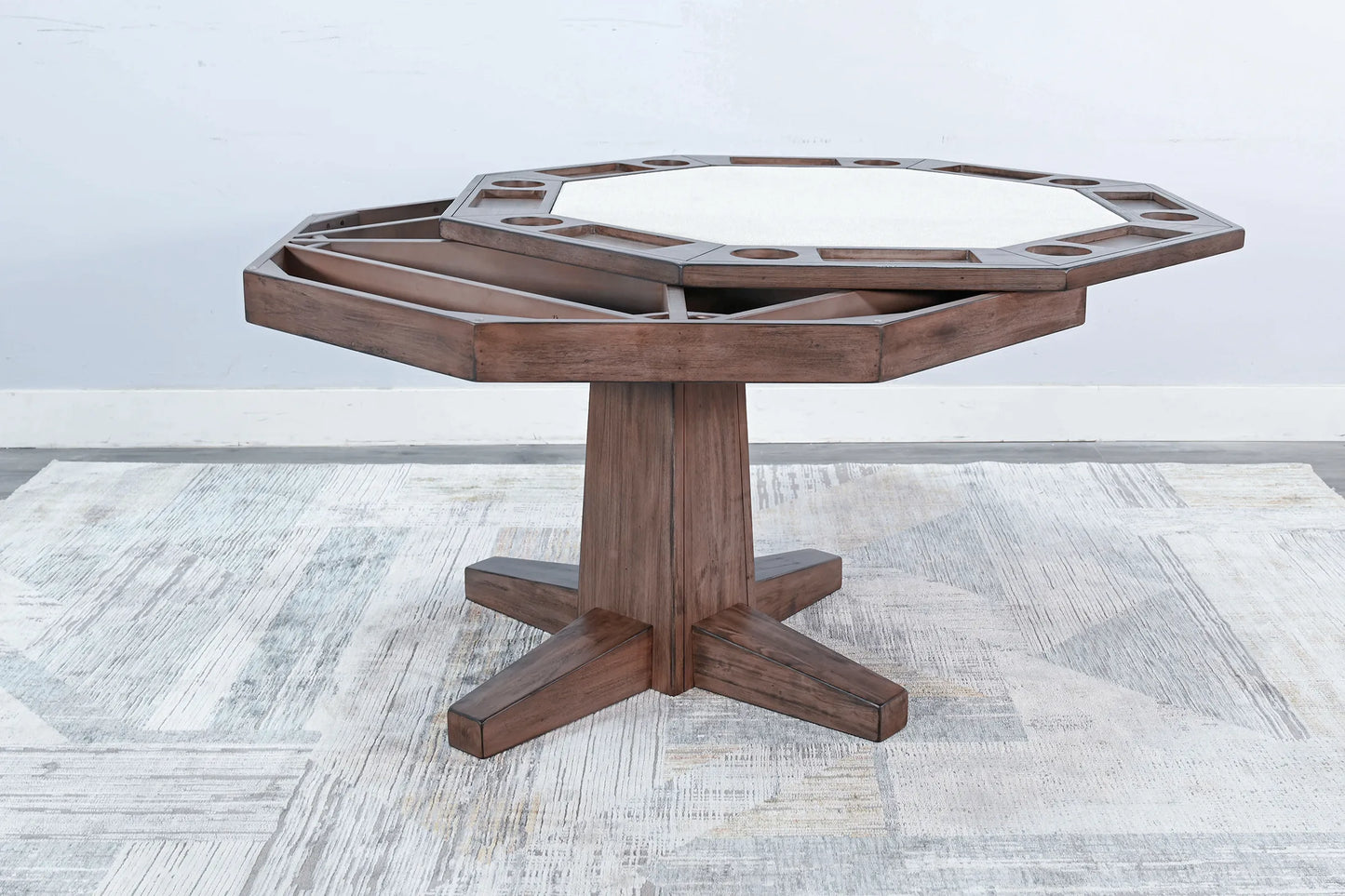 Empire USA Blaze Poker Table - Alpine Grey Finish