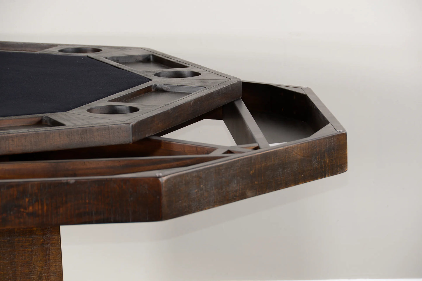Empire USA Blaze Poker Table - Smokehouse Finish