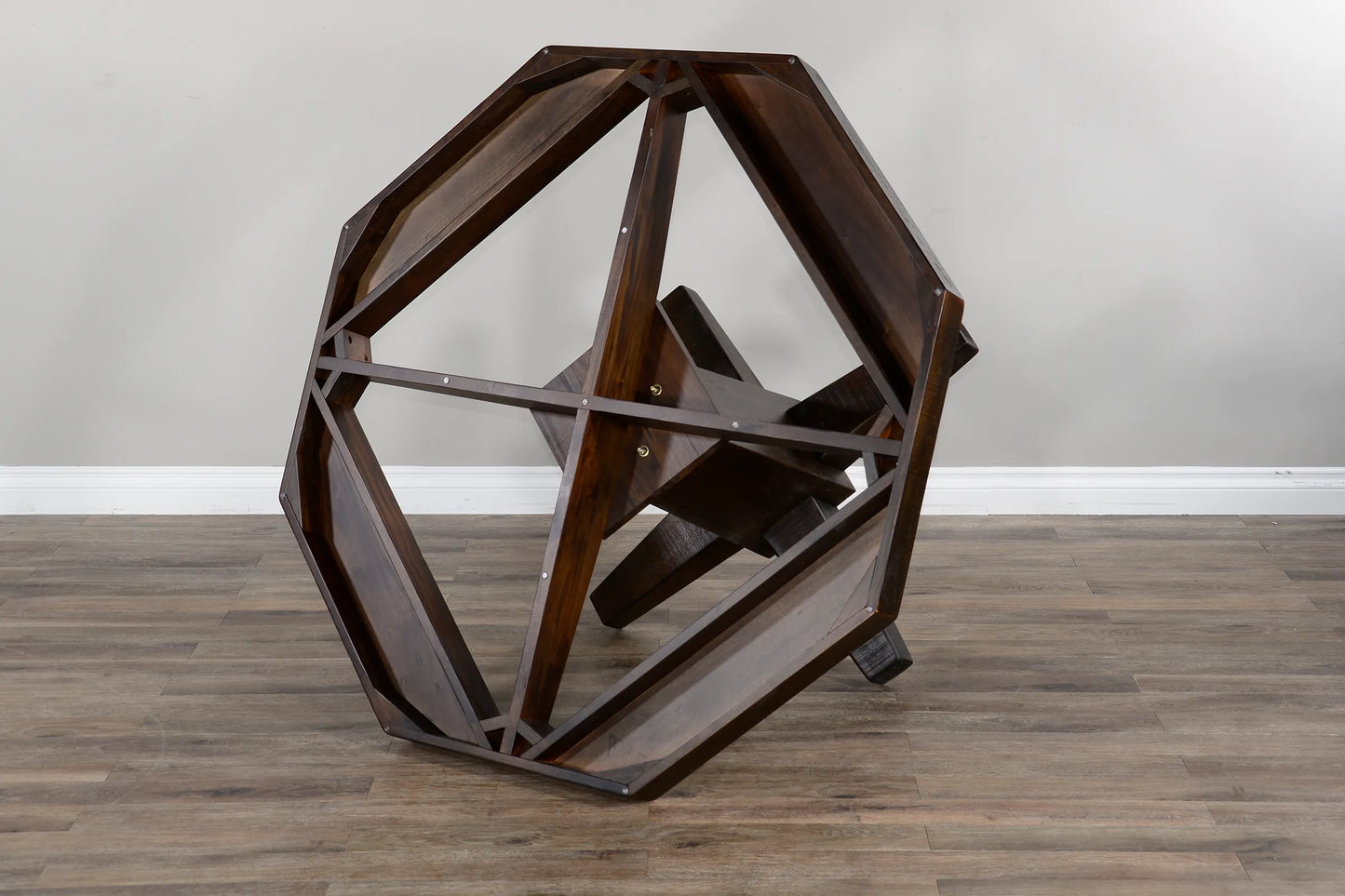 Empire USA Blaze Poker Table - Smokehouse Finish