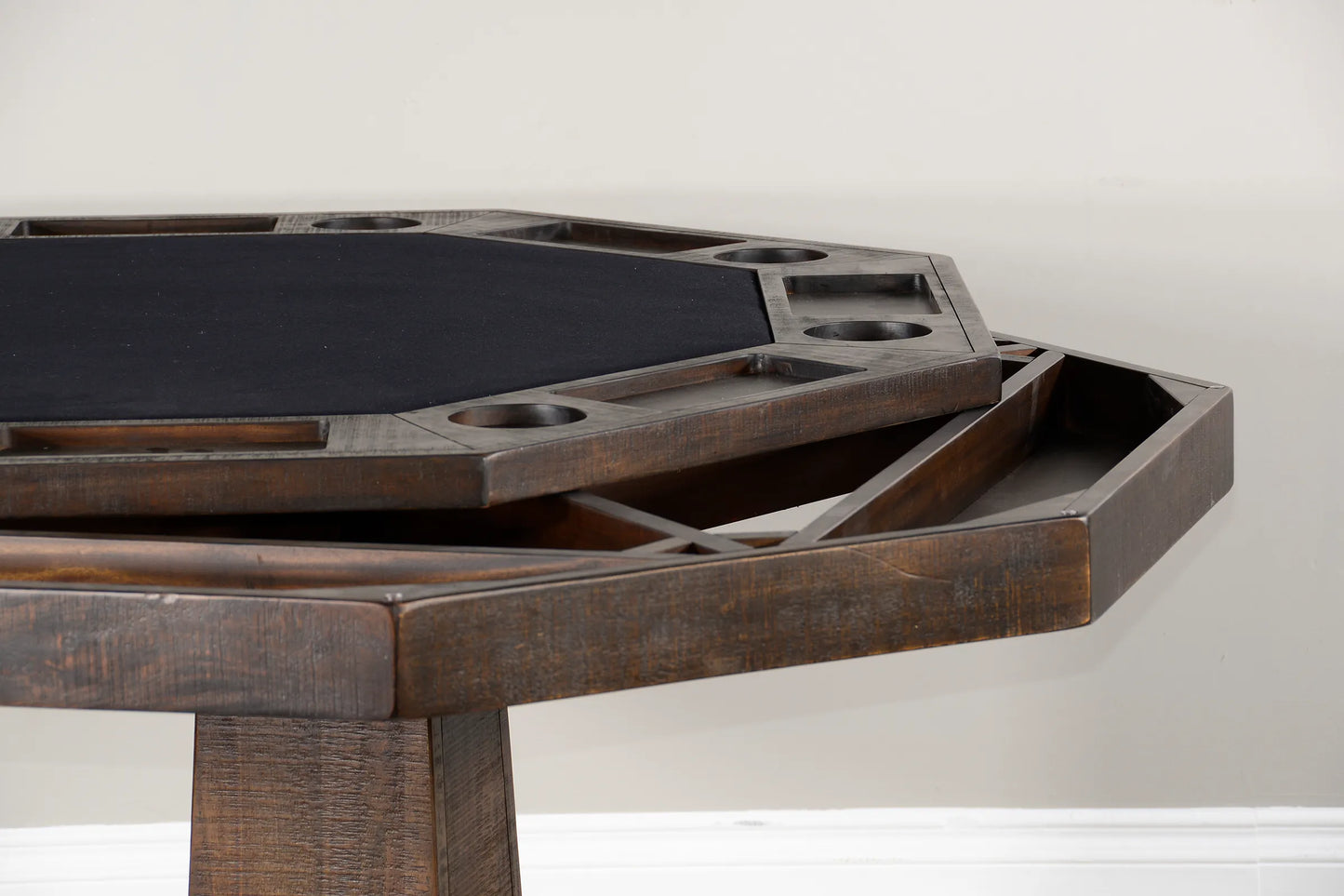 Empire USA Blaze Poker Table - Smokehouse Finish