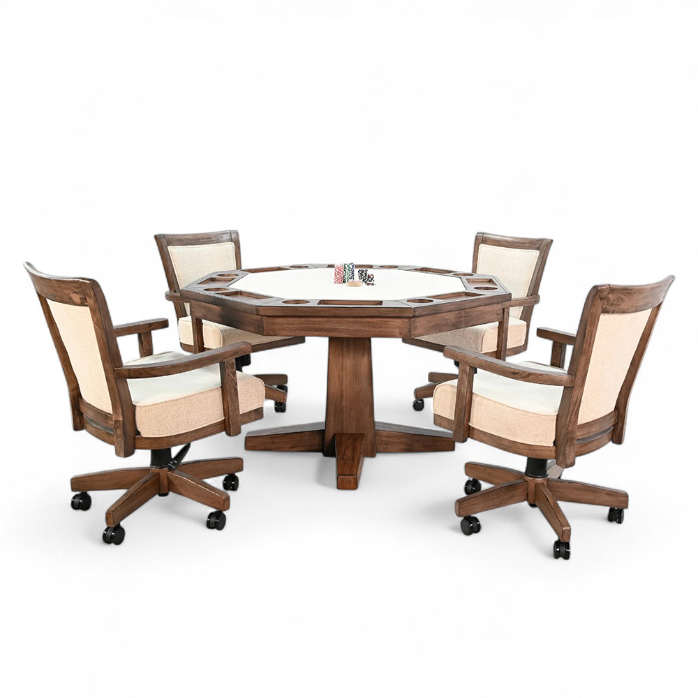Empire USA Blaze Poker Table - Alpine Grey Finish