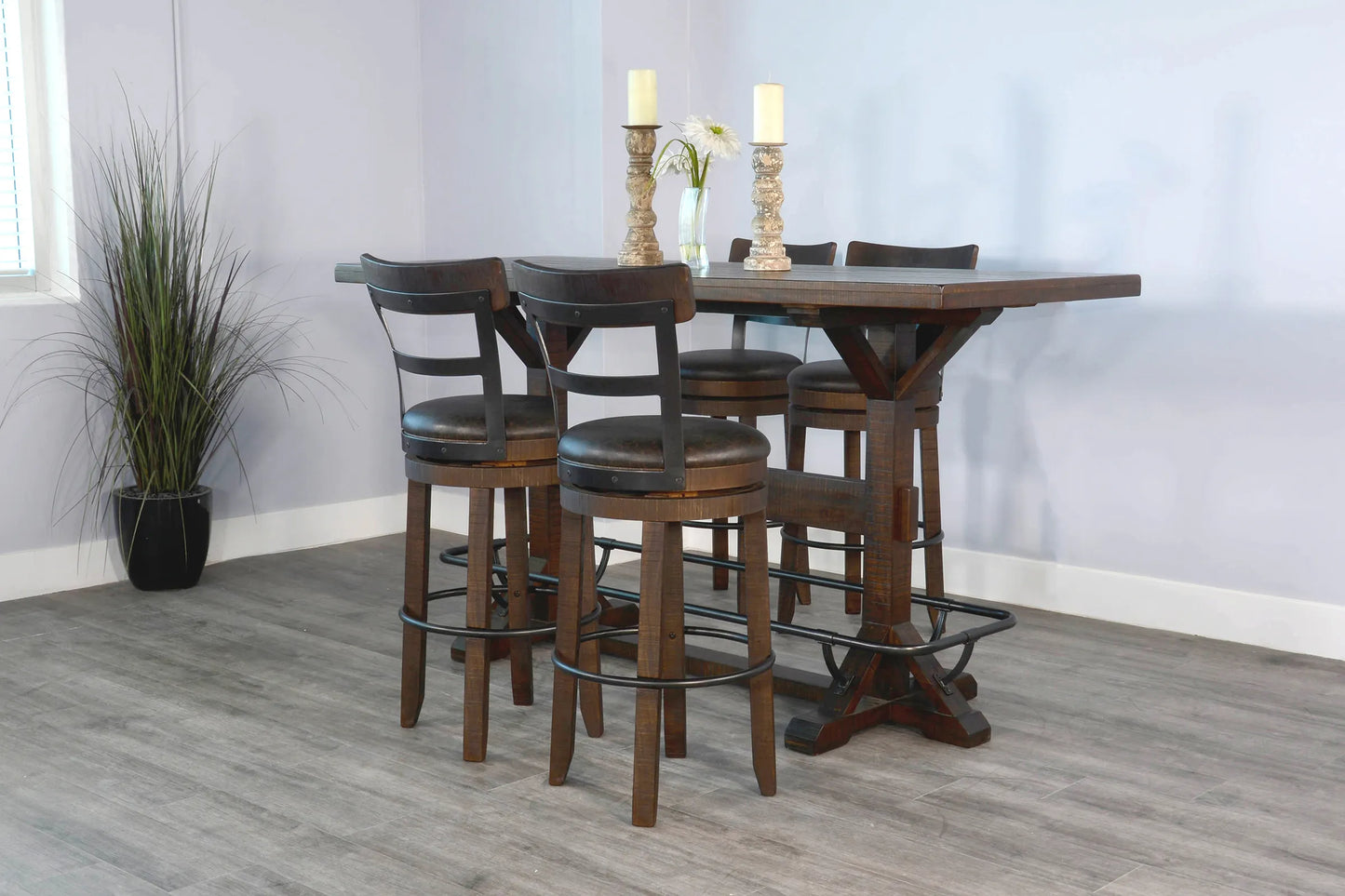 Homestead Pub Seat - 30”H Swivel Barstool