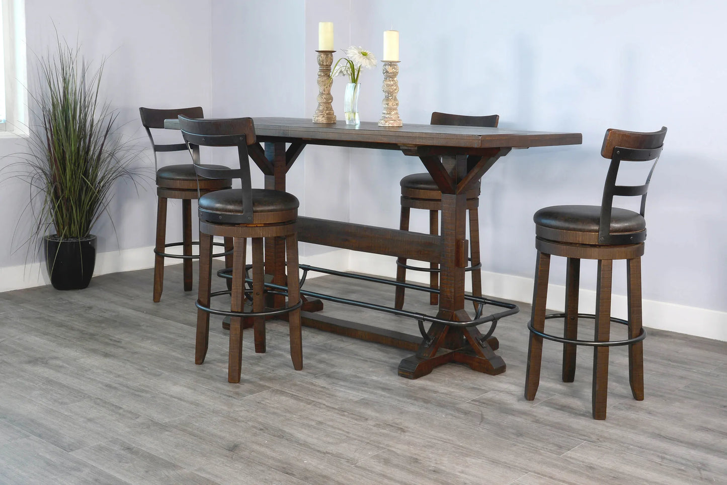 Homestead Pub Seat - 30”H Swivel Barstool