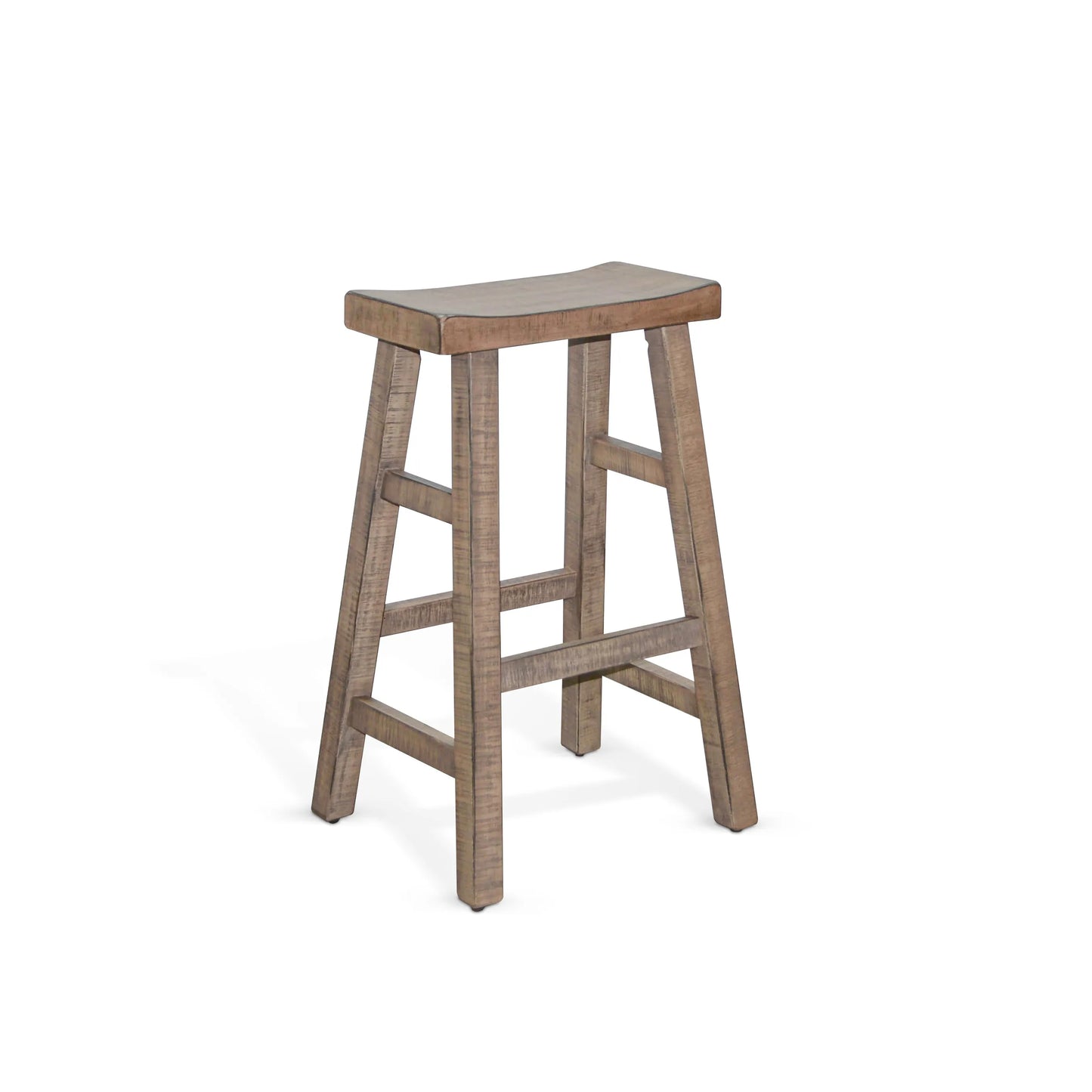 Beach Pebble 30"H Saddle Seat Stool