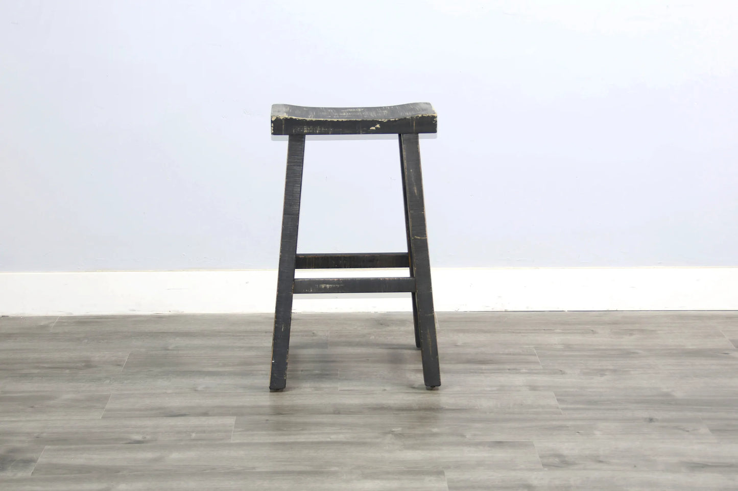 Black Sand 30"H Saddle Seat Stool