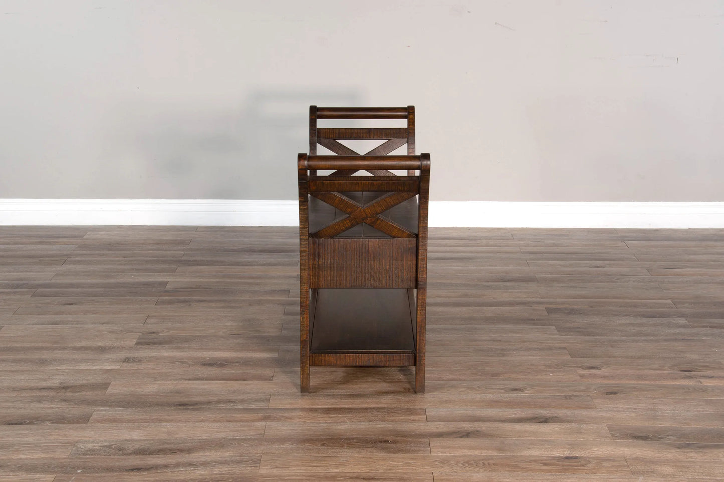 Accent Bench with Storage - Tobacco Leaf finish