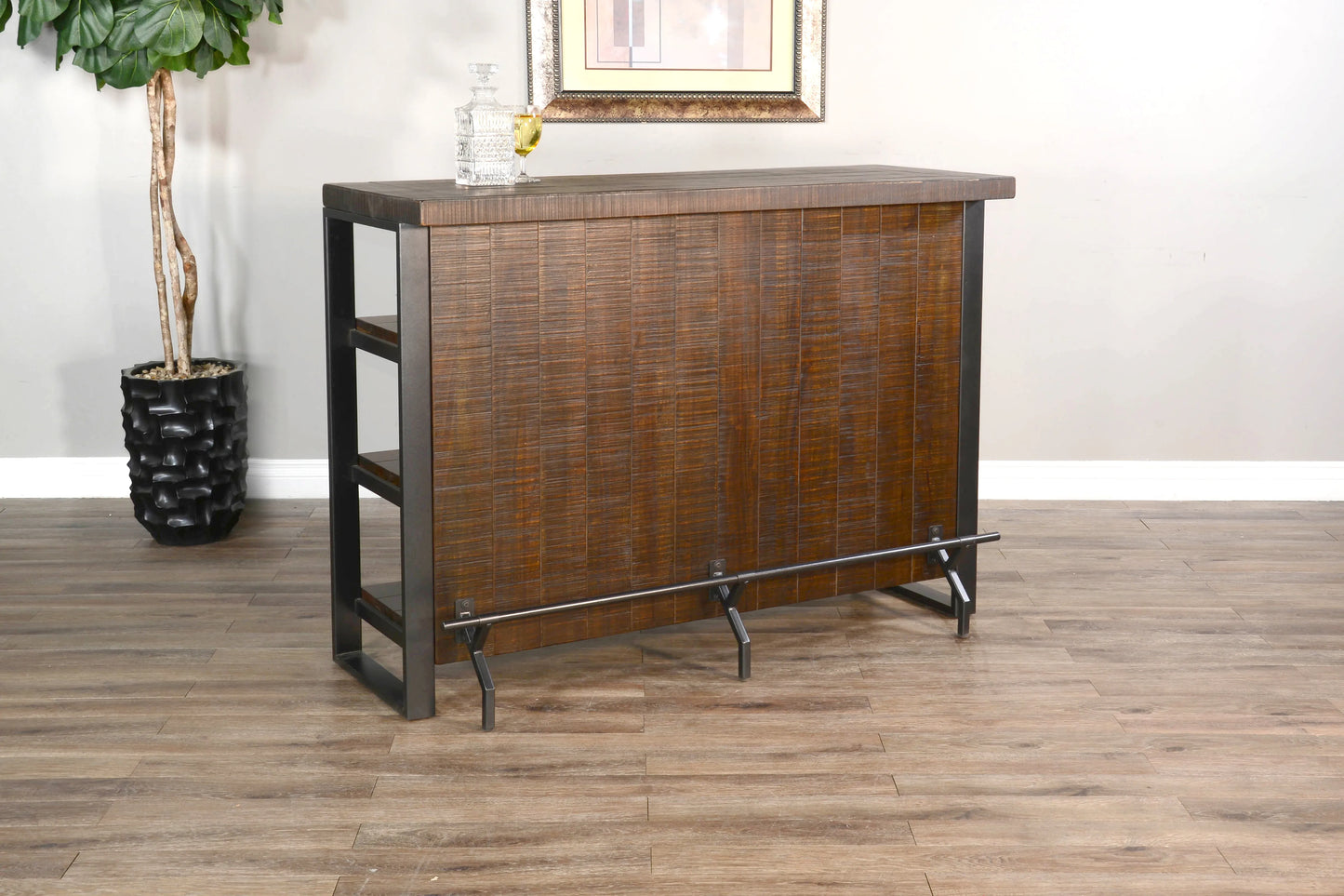 55” Homestead Bar - Tobacco Leaf finish