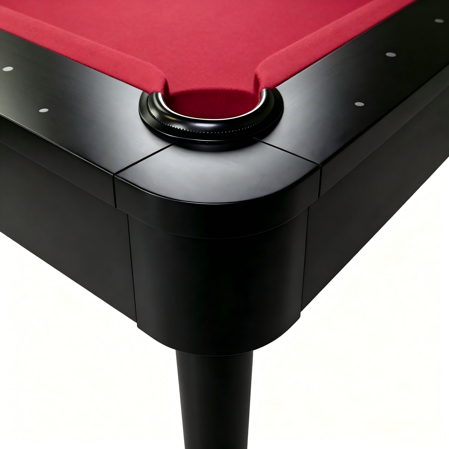 Graphite Slate Pool Table - Raven Black Finish