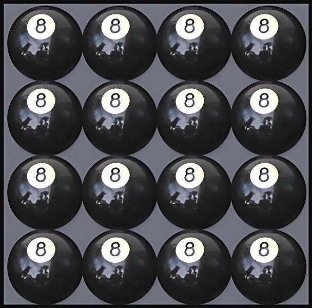 Empire USA 16 Piece Cue Ball Set - Reg. Size (2 1/4 Inch, 6 oz)