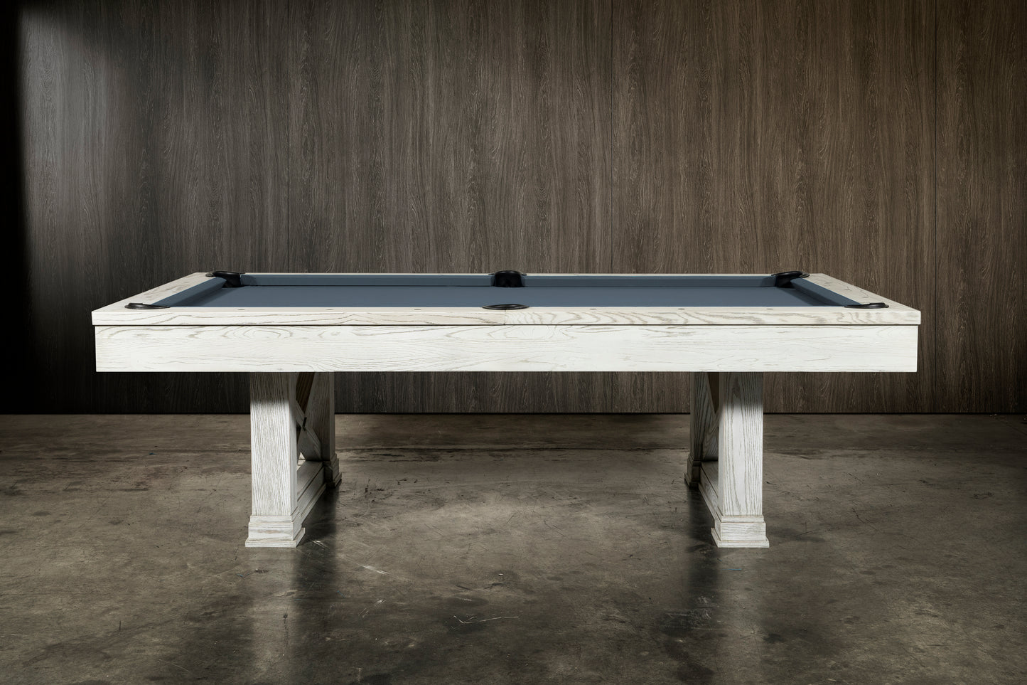 Agriturismo Slate Pool Table - Whitewash Finish