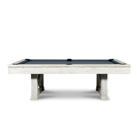 Agriturismo Slate Pool Table - White wash Finish