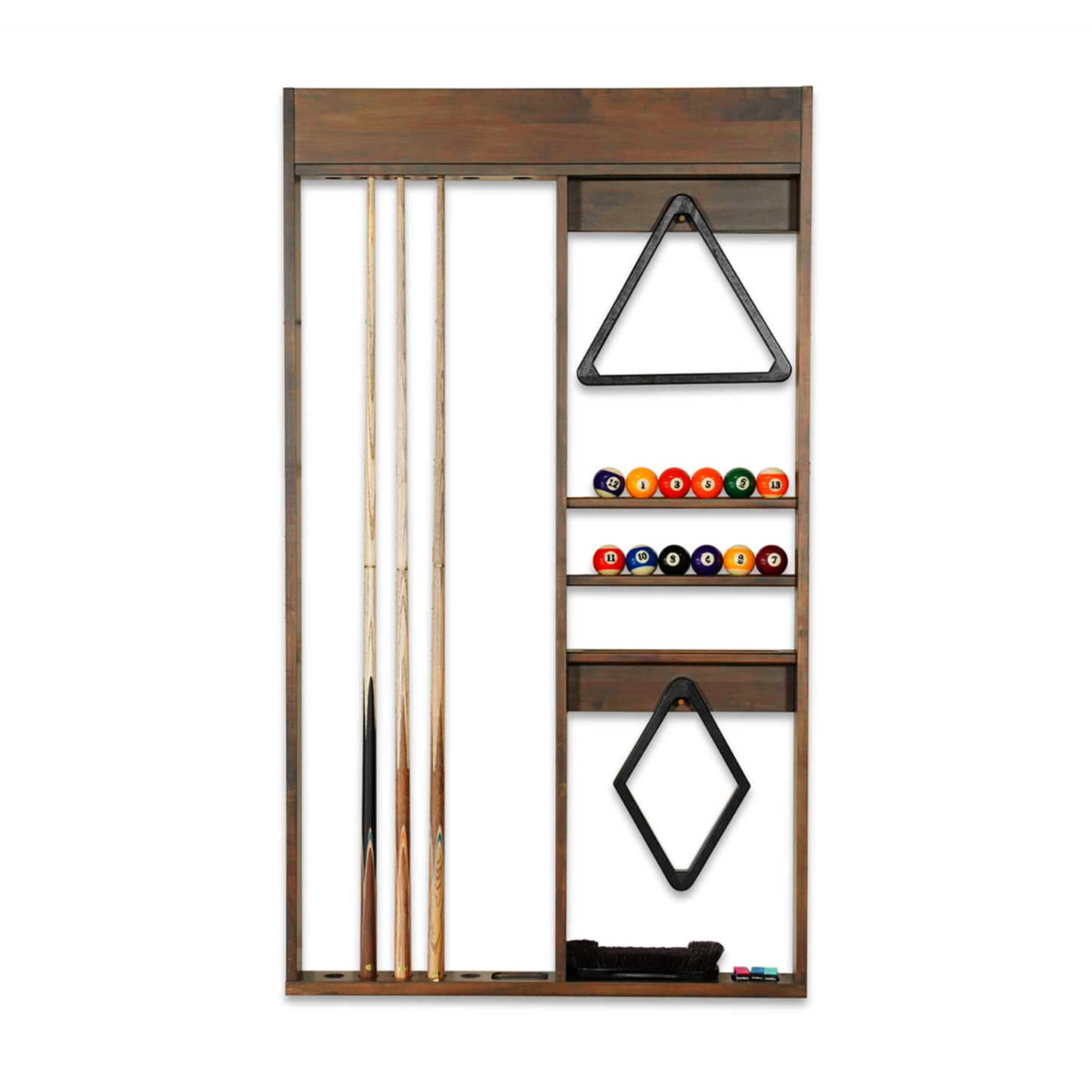 Doc & Holiday Arcadia Wall Cue Rack (9 finish color)