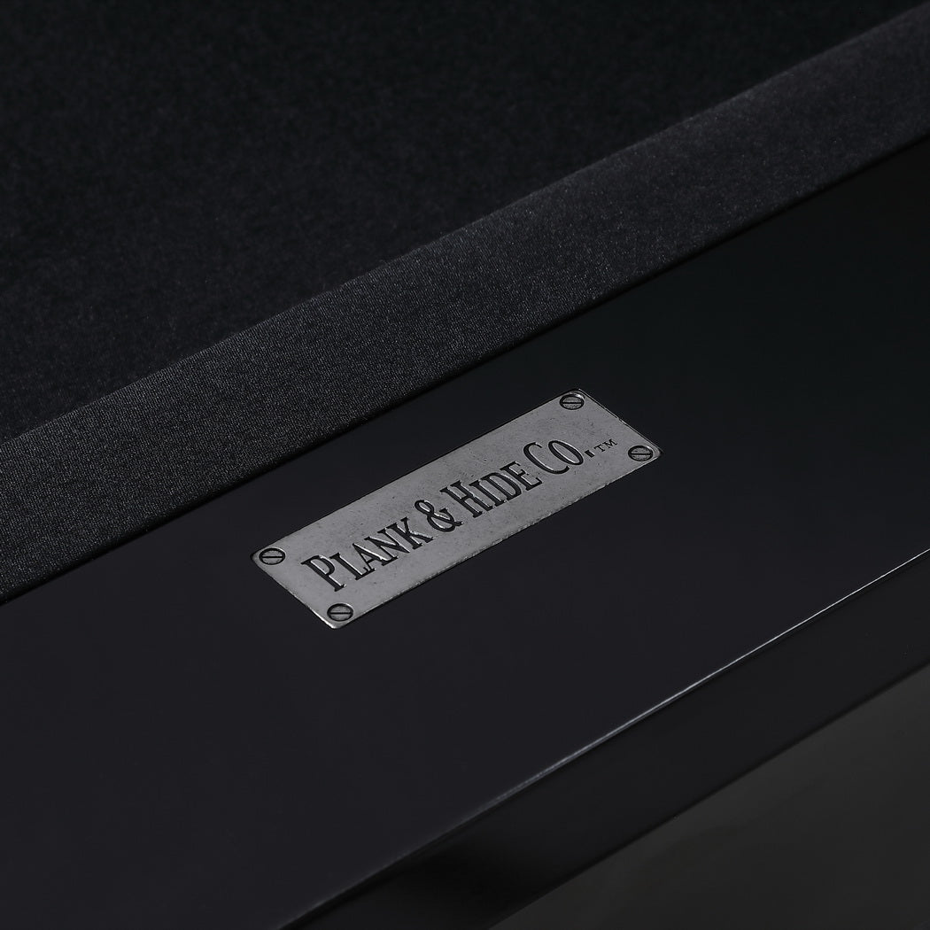Axton Steel Pool Table - Gunmetal Grey,Black Onyx Finish
