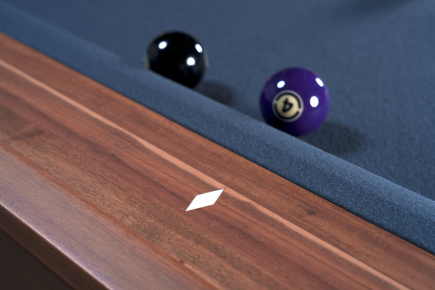 George Pool Table - Grey Walnut Finish