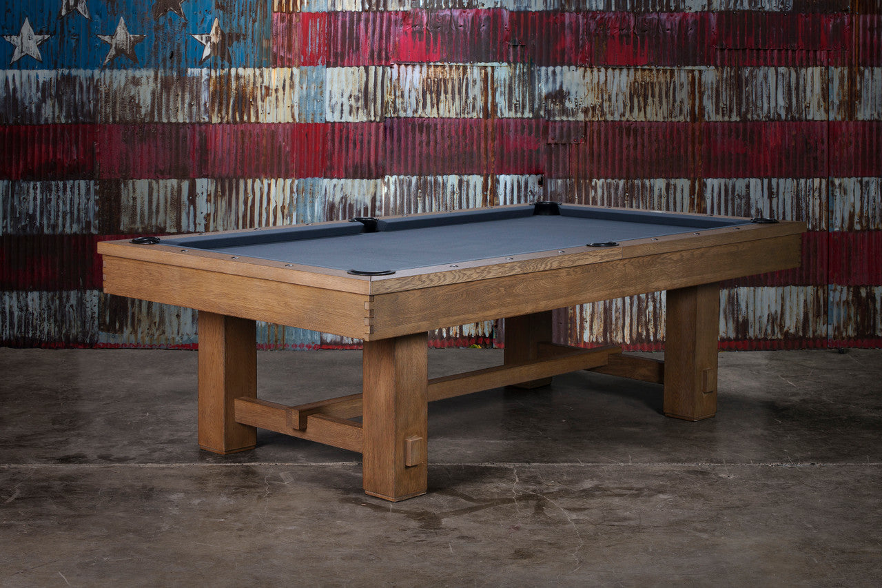 Hank Pool Table - Platnum Oaklee Finish