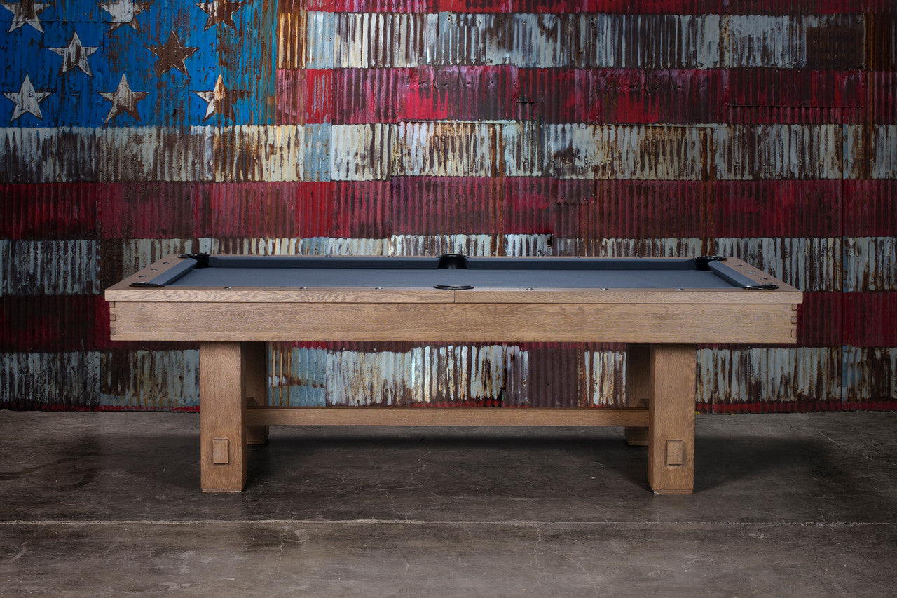 Hank Pool Table - Platnum Oaklee Finish
