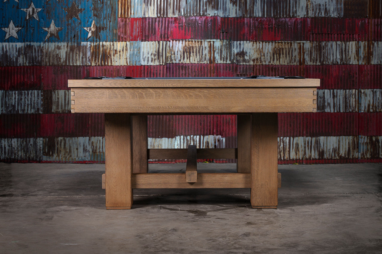 Hank Pool Table - Platnum Oaklee Finish