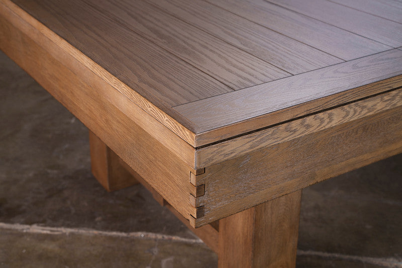 Hank Pool Table - Platnum Oaklee Finish