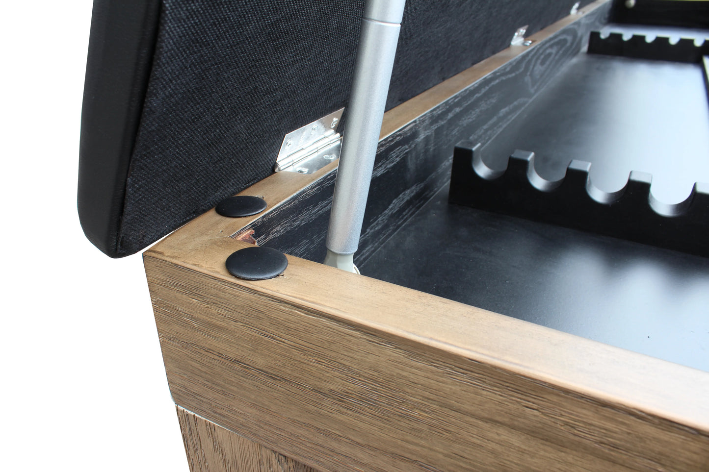 Storage Bench (Cue Rack + Seating Combo) - Wood Finish (4 colors)