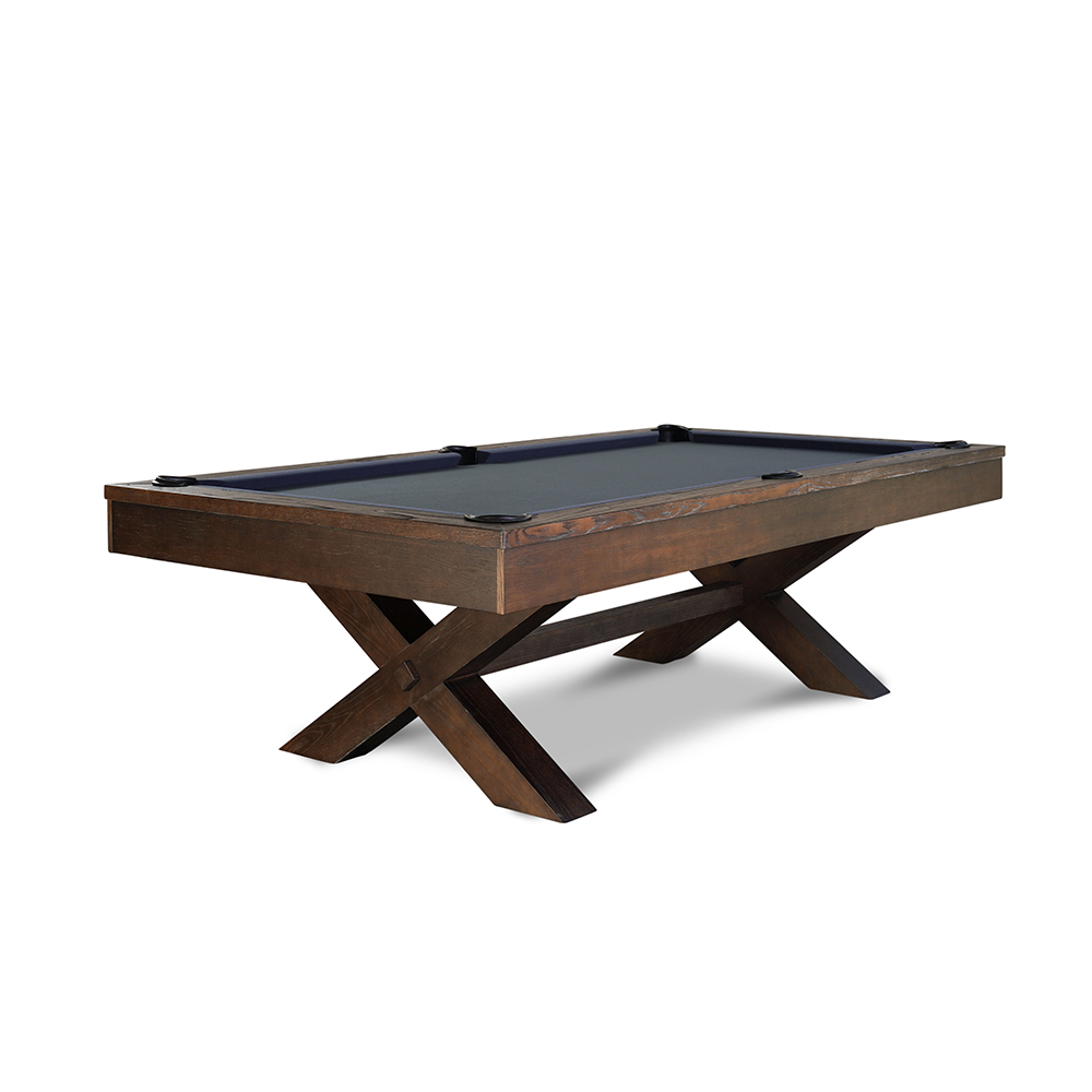 Manhattan Slate Pool Table - Brownwash Finish