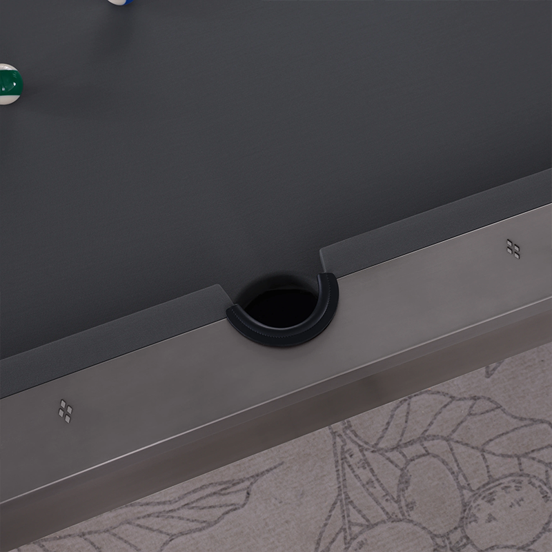 Maxwell Steel Pool Table - Gunmetal Grey Finish