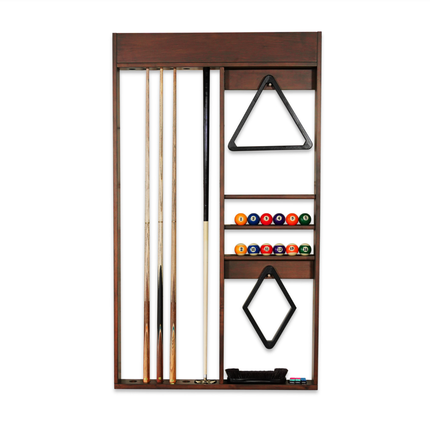Doc & Holiday Arcadia Wall Cue Rack (9 finish color)