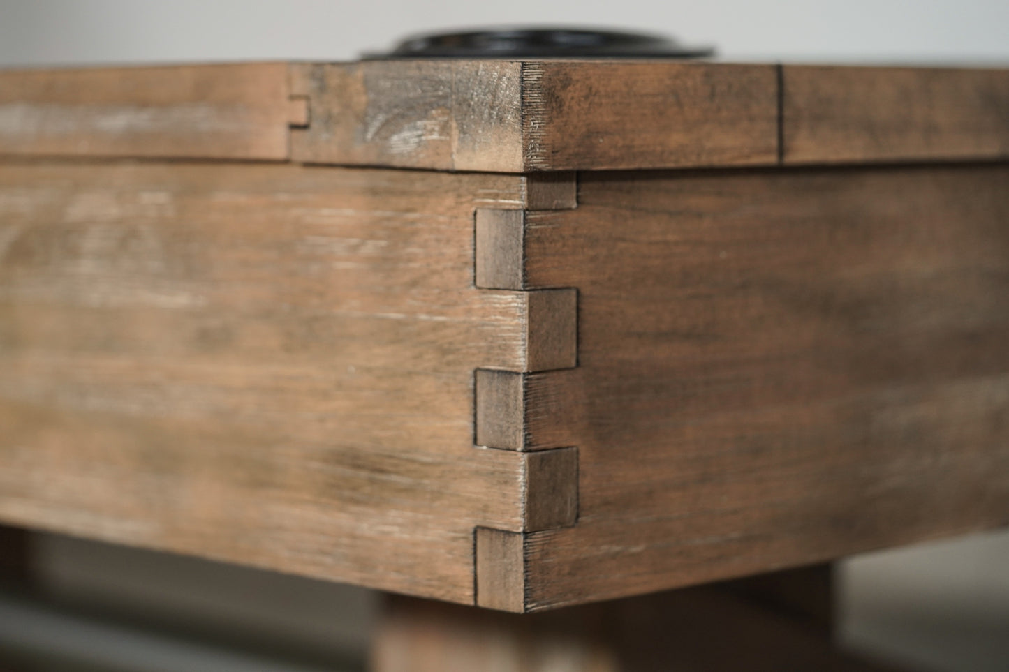 Georgia Slate Pool Table - Weathered Natural Finish