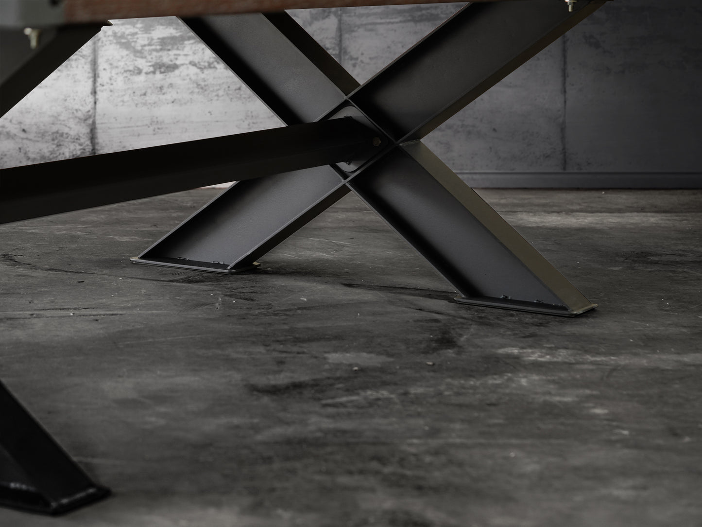 Portland Slate Pool Table - Antique Brown Finish