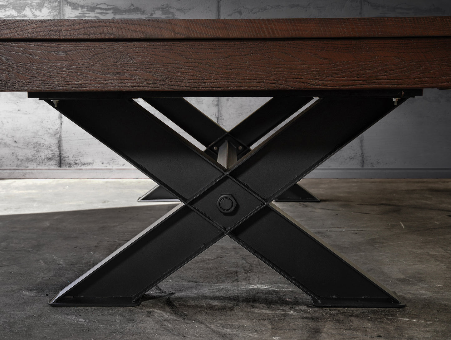 Portland Slate Pool Table - Antique Brown Finish