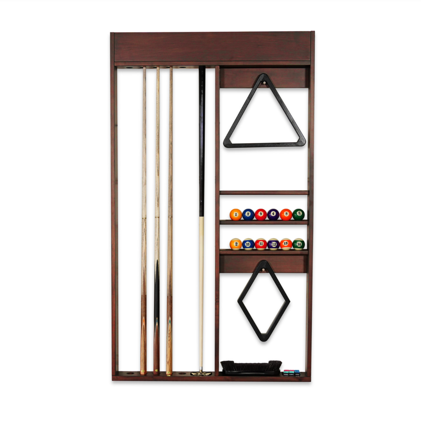 Doc & Holiday Arcadia Wall Cue Rack (9 finish color)