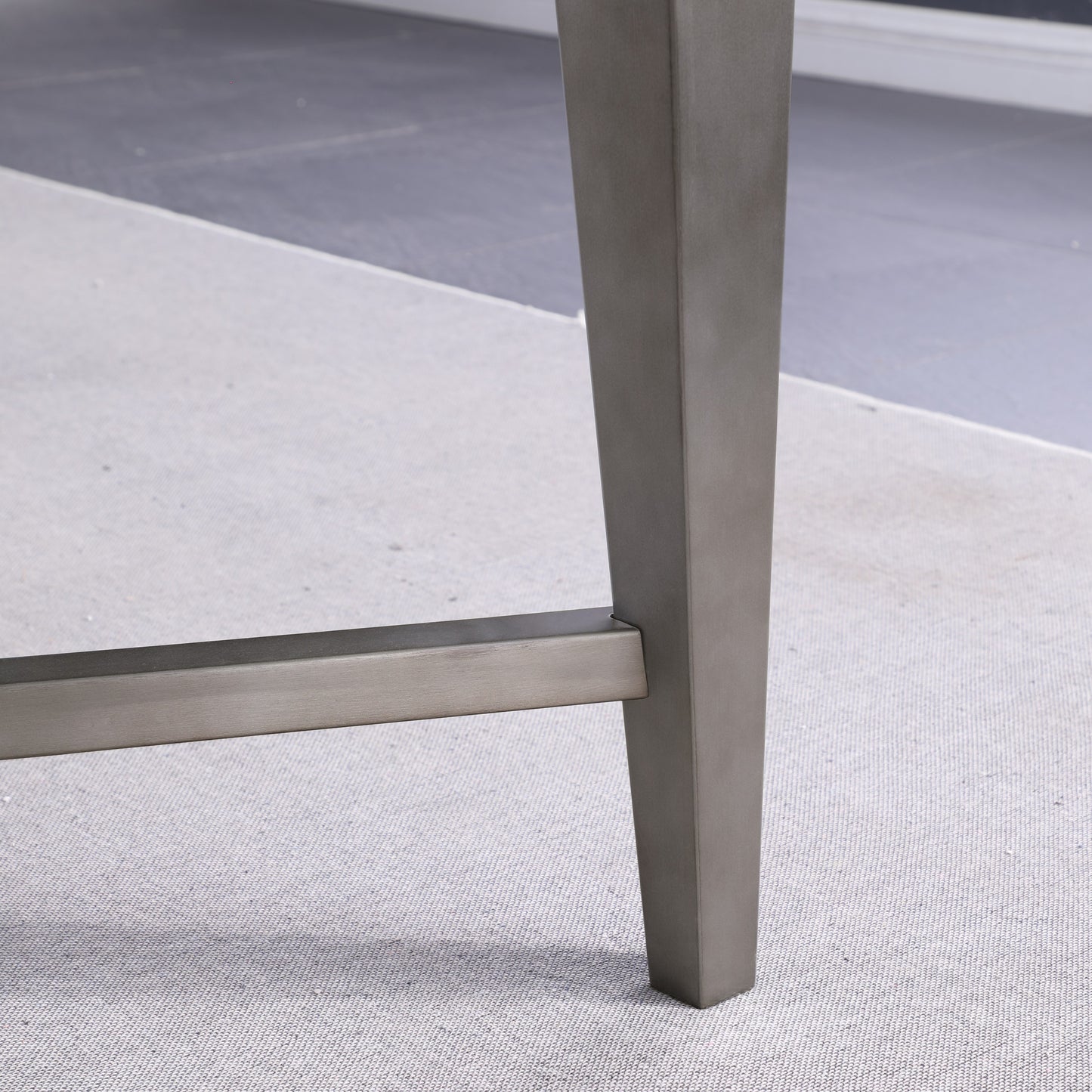 Saxon Steel Slate Pool Table - Gunmetal Grey Finish