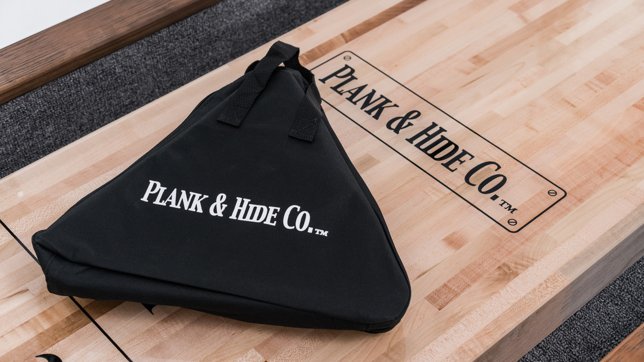Plank & Hide - Shuffleboard Bowling Pin Set
