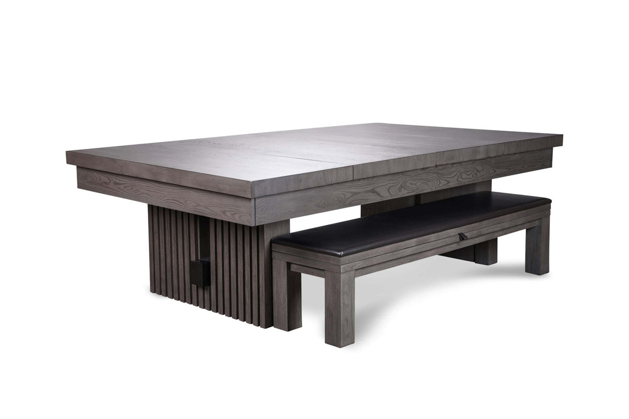 Vancouver Slate Pool Table - Marble Grey Finish