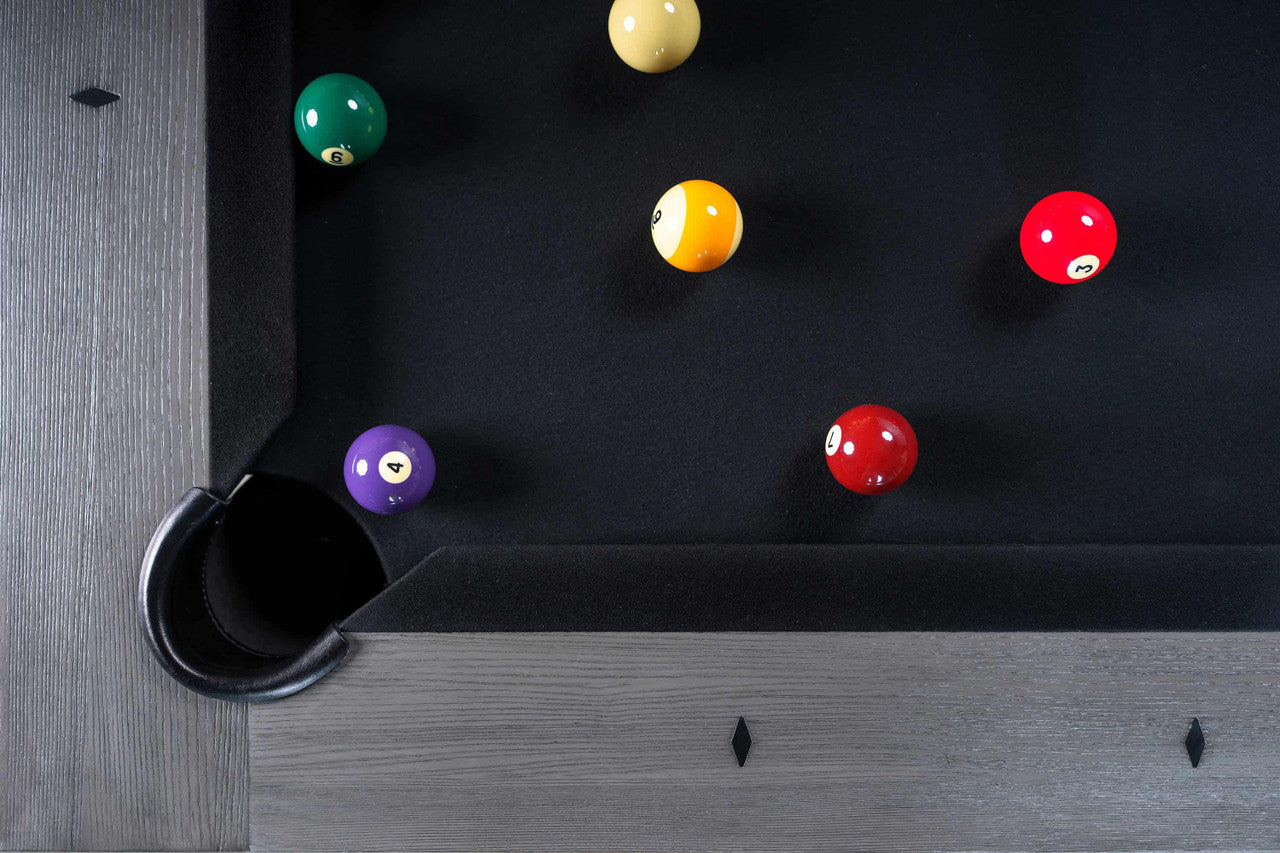 Vancouver Slate Pool Table - Marble Grey Finish