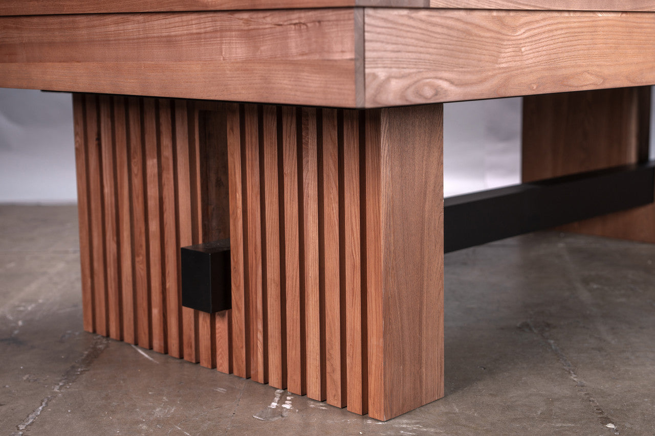Vancouver Slate Pool Table - Honey Ash Finish