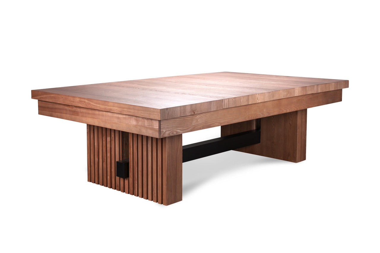 Vancouver Slate Pool Table - Honey Ash Finish