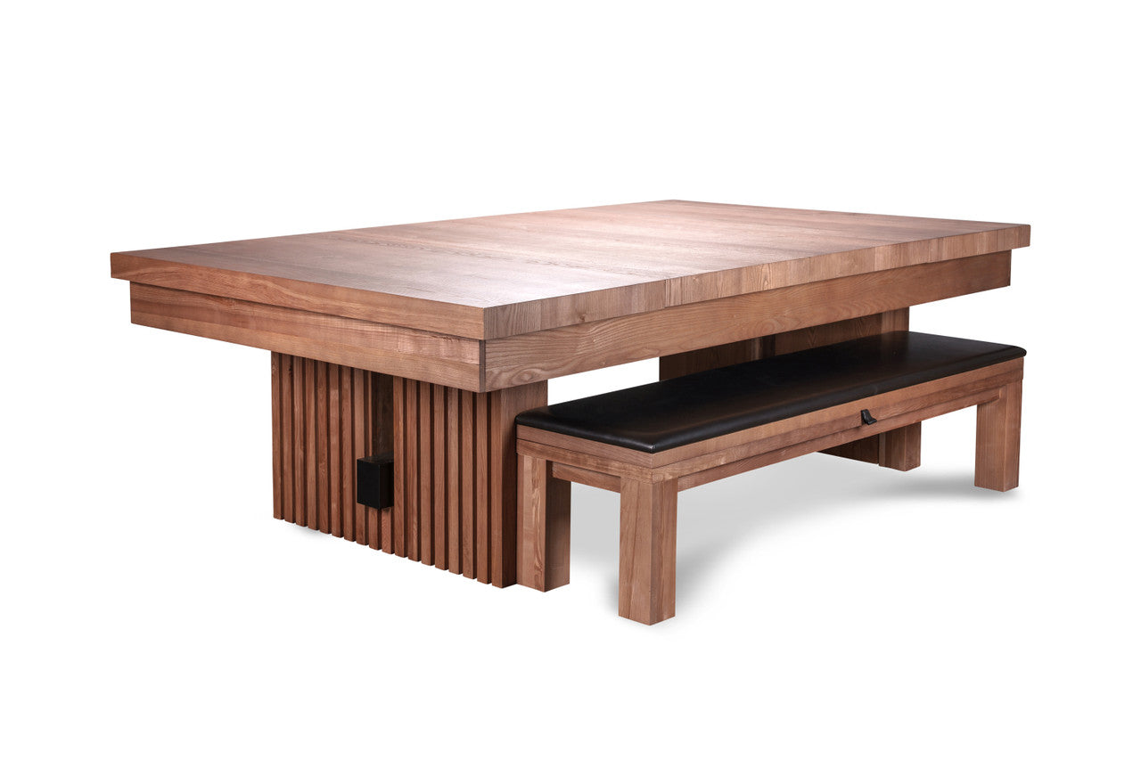Vancouver Slate Pool Table - Honey Ash Finish