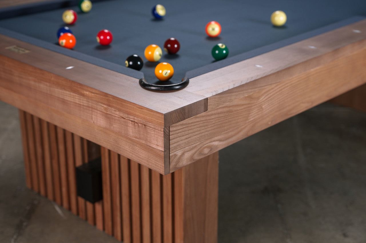 Vancouver Slate Pool Table - Honey Ash Finish