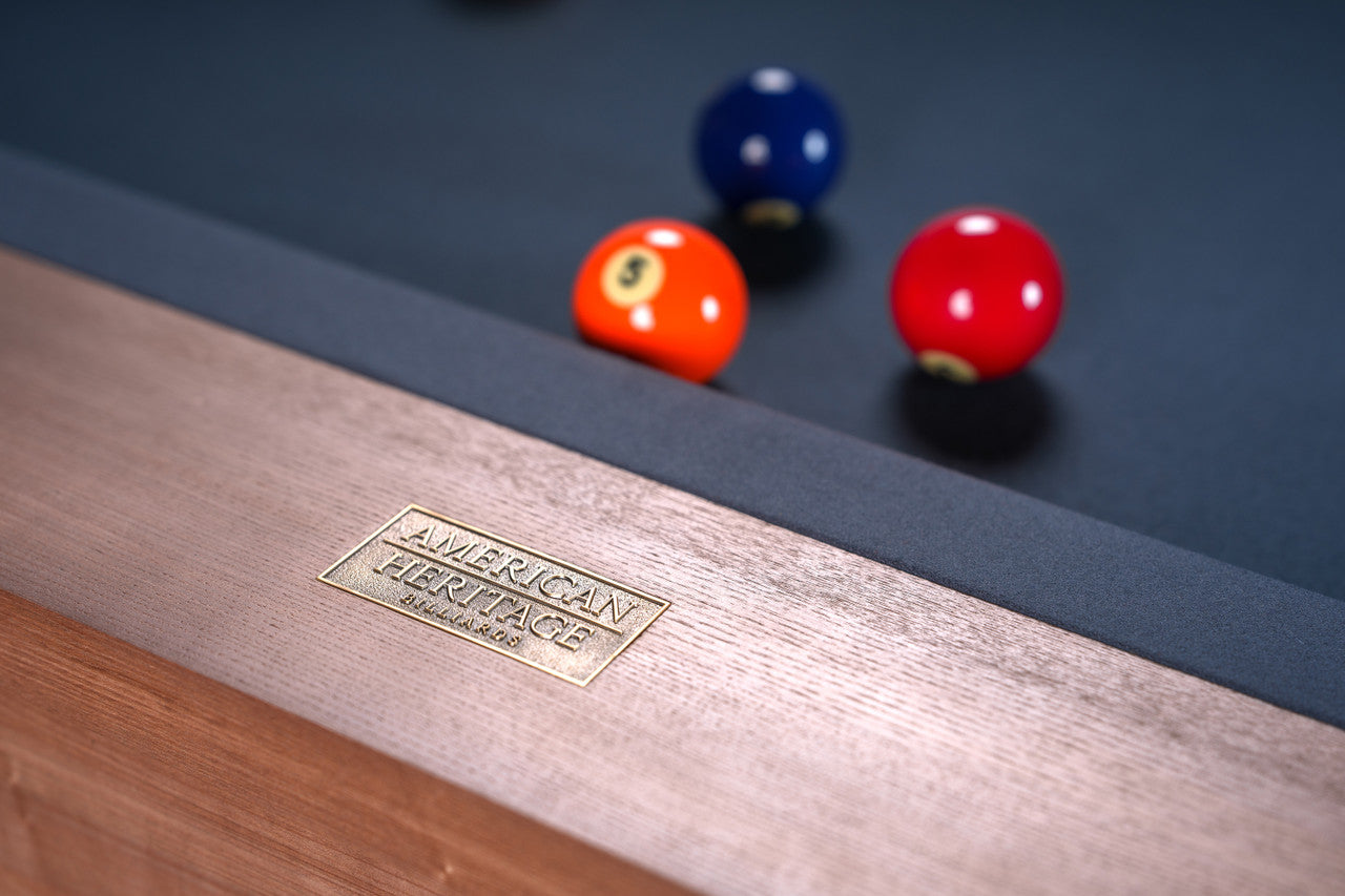 Vancouver Slate Pool Table - Honey Ash Finish