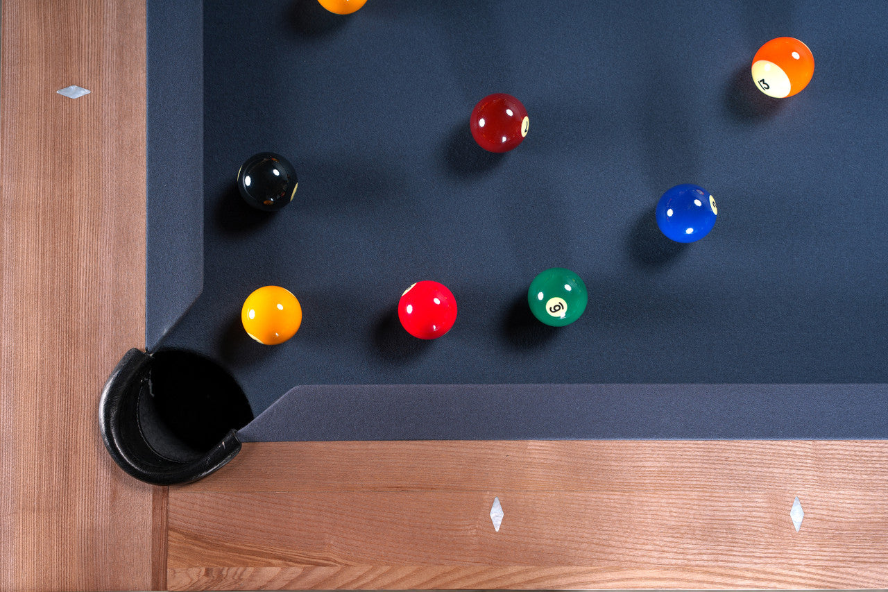 Vancouver Slate Pool Table - Honey Ash Finish