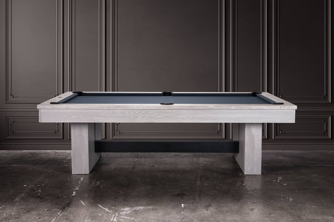 Vancouver Slate Pool Table - White Wash Finish