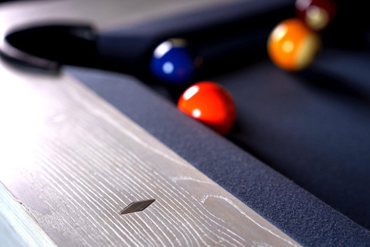 Vancouver Slate Pool Table - White Wash Finish