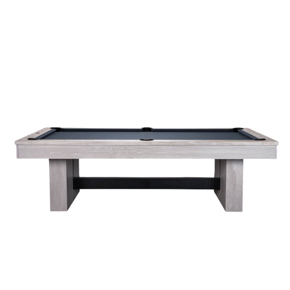 Vancouver Slate Pool Table - White Wash Finish