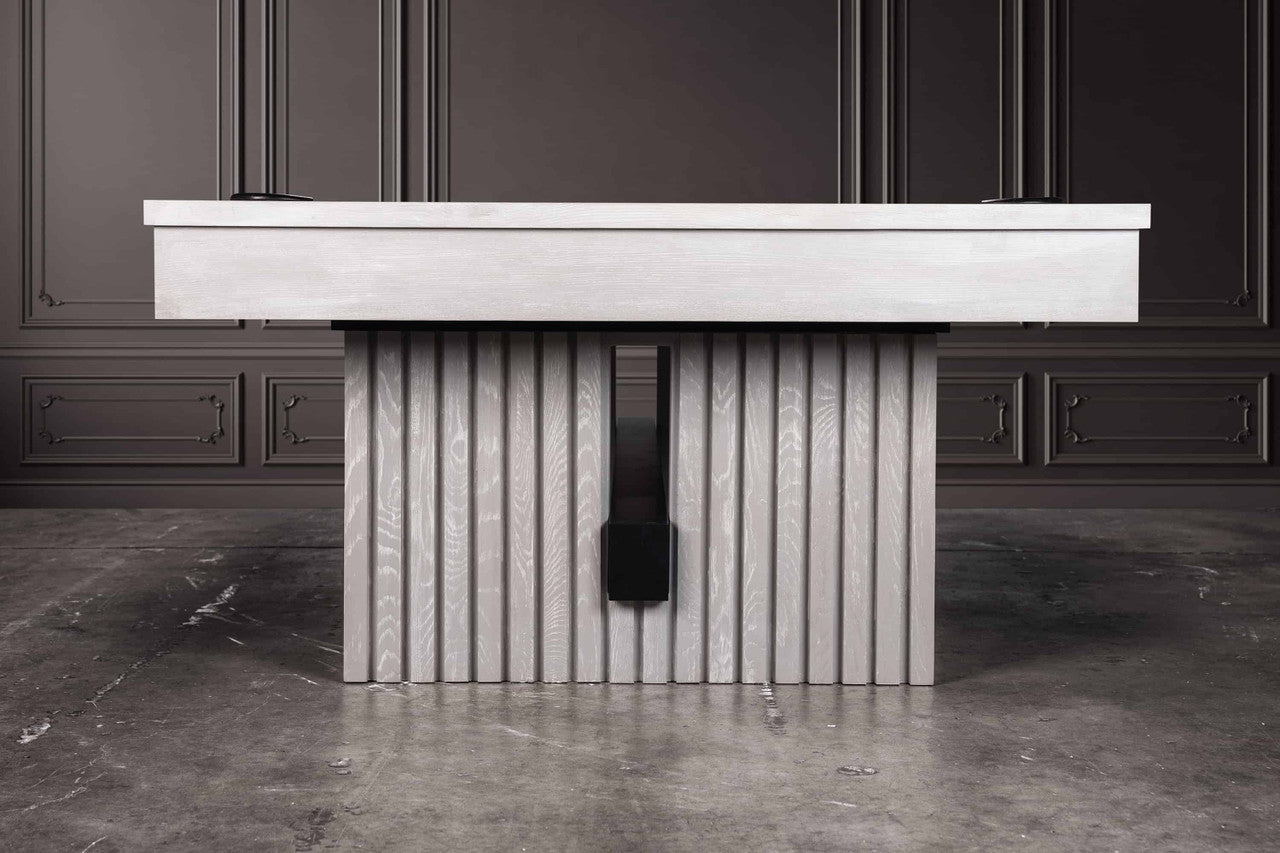 Vancouver Slate Pool Table - White Wash Finish