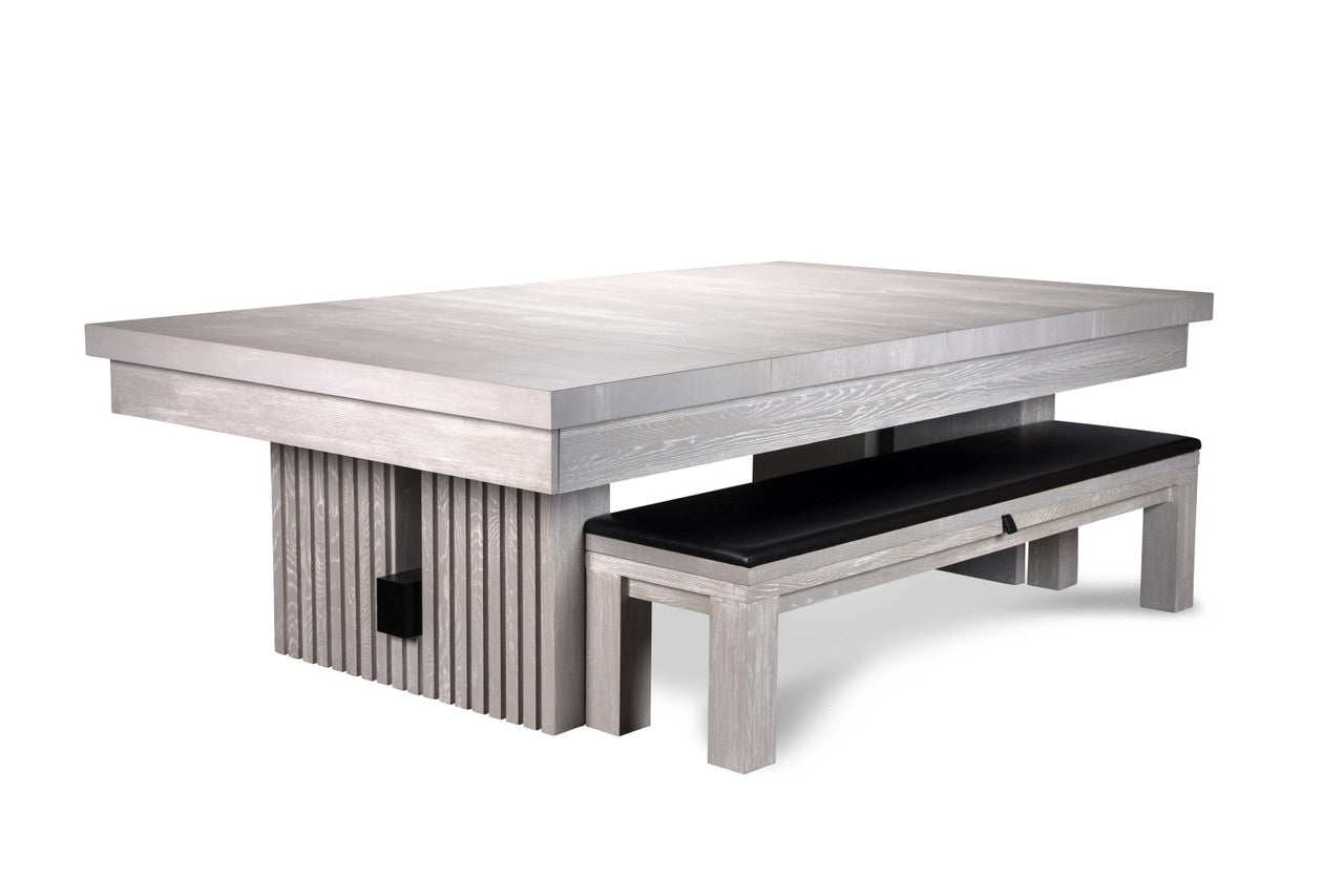 Vancouver Slate Pool Table - White Wash Finish